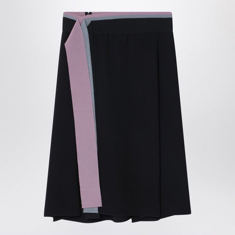 FENDI Fluid Flared Silk Skirt