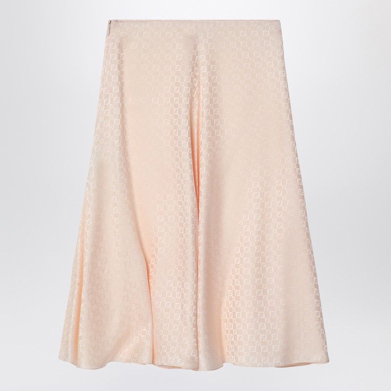 FENDI Silk Midi Skirt