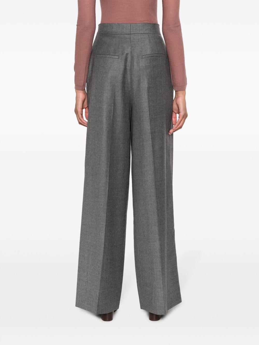 FENDI Classic Wool Pants - Regular Fit, Size 40 IT