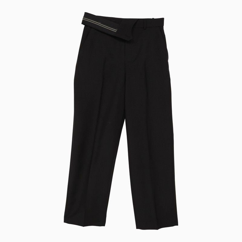 FENDI Wool Blend Carrot-Fit Trousers for Women