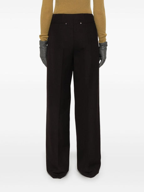 FENDI WIDE LEG WOOL TROUSERS