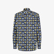 FENDI Classic Button-Up Short Sleeve Shirt