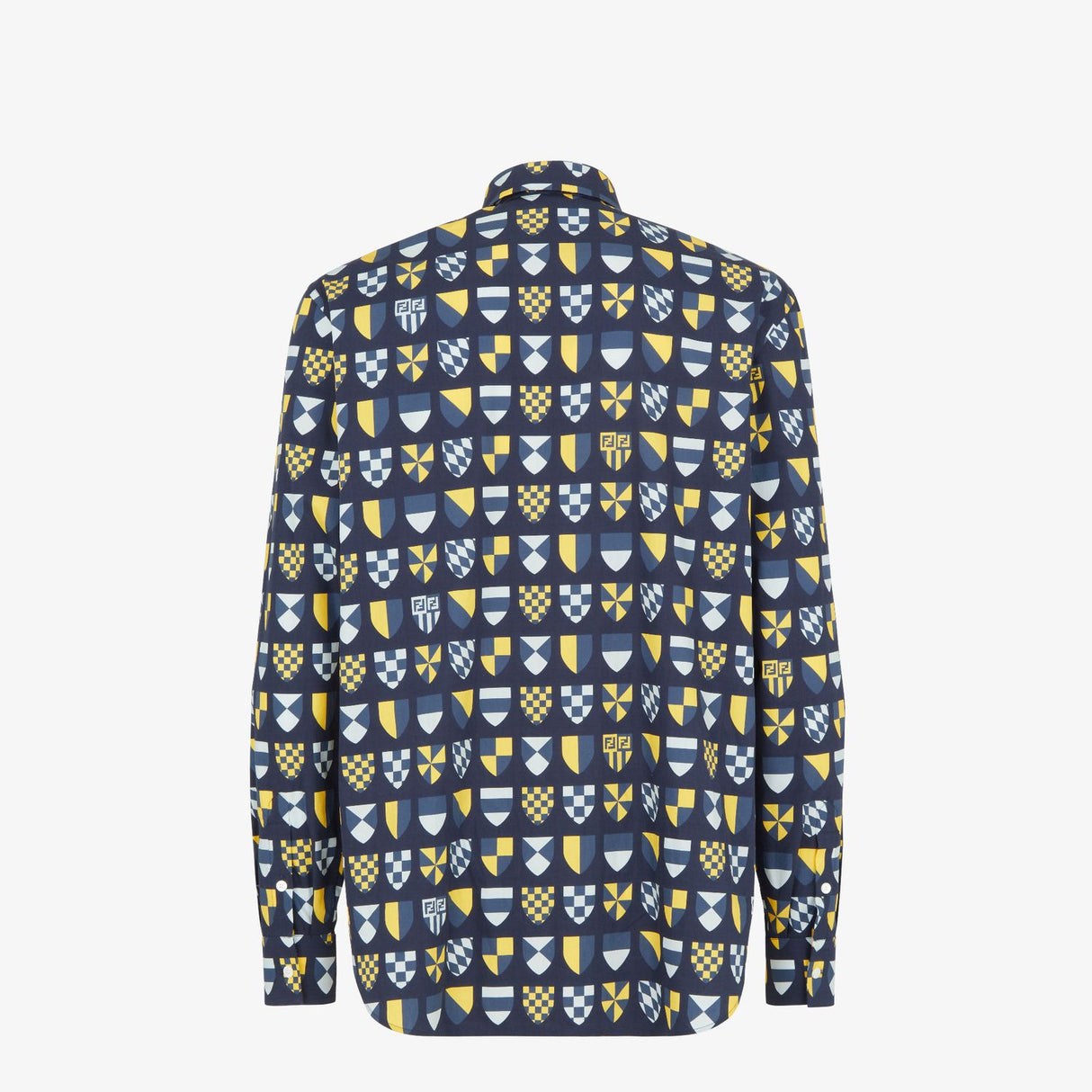 FENDI Classic Button-Up Short Sleeve Shirt