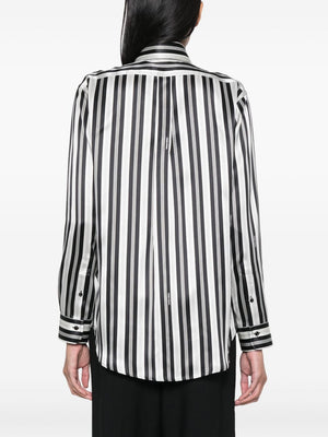 FENDI Oversized Silk Shirt (Size 38 IT)