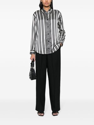 FENDI Oversized Silk Shirt (Size 38 IT)