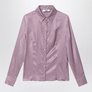 FENDI Silk FF Patterned Jacquard Shirt - Women's