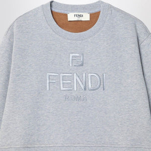 FENDI ミニクロップドフリースコットン sweatshirt