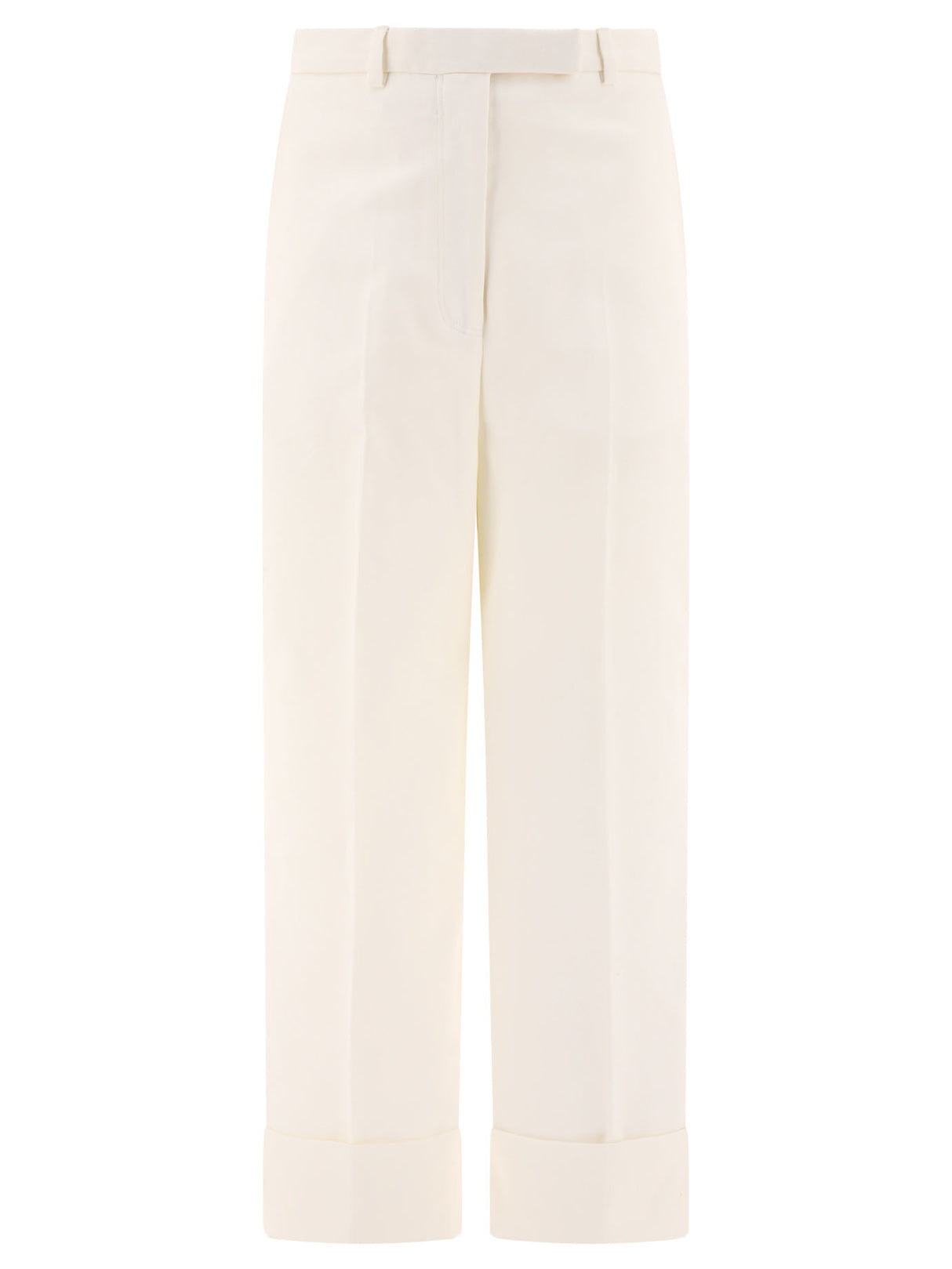 THOM BROWNE Beige 24SS Straight Pants for Women