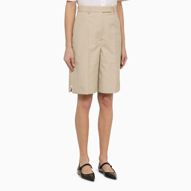 THOM BROWNE High-Waisted Bermuda Shorts