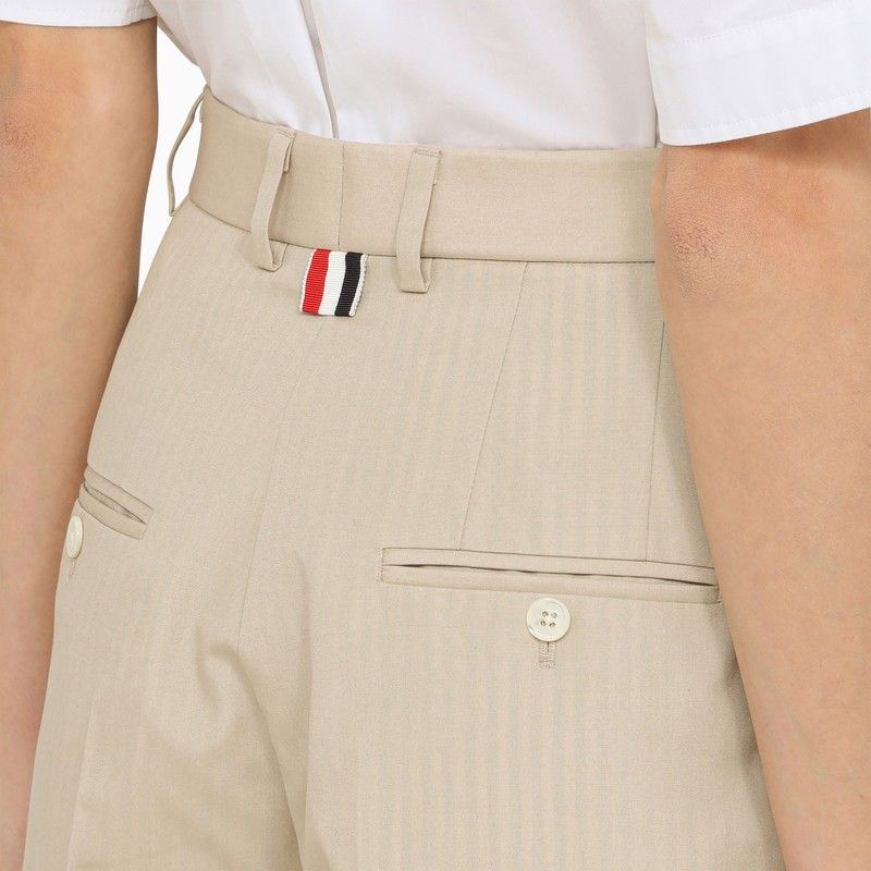 THOM BROWNE High-Waisted Bermuda Shorts