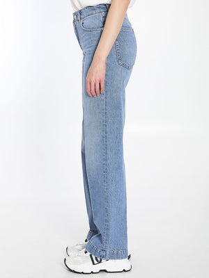 DOLCE & GABBANA High-Waisted Wide-Leg Jeans