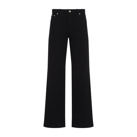 DOLCE & GABBANA Cotton Pants for Women - SS25 Collection