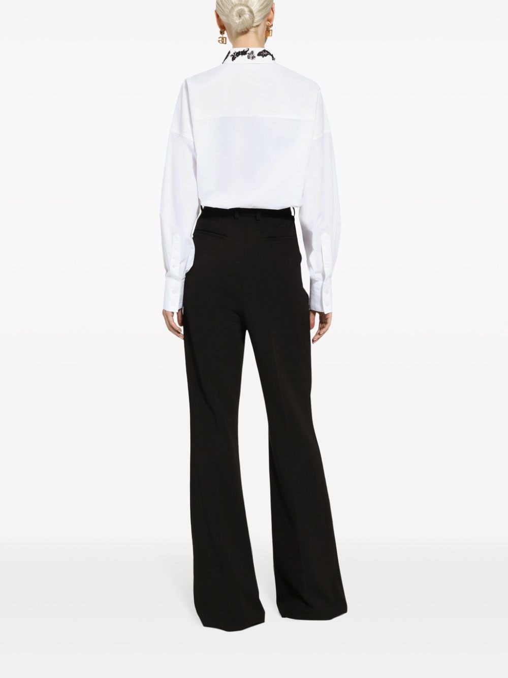 DOLCE & GABBANA High-Waisted Flared Trousers