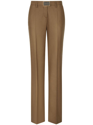 DOLCE & GABBANA Flare Fit Wool Pants - Size 40 IT