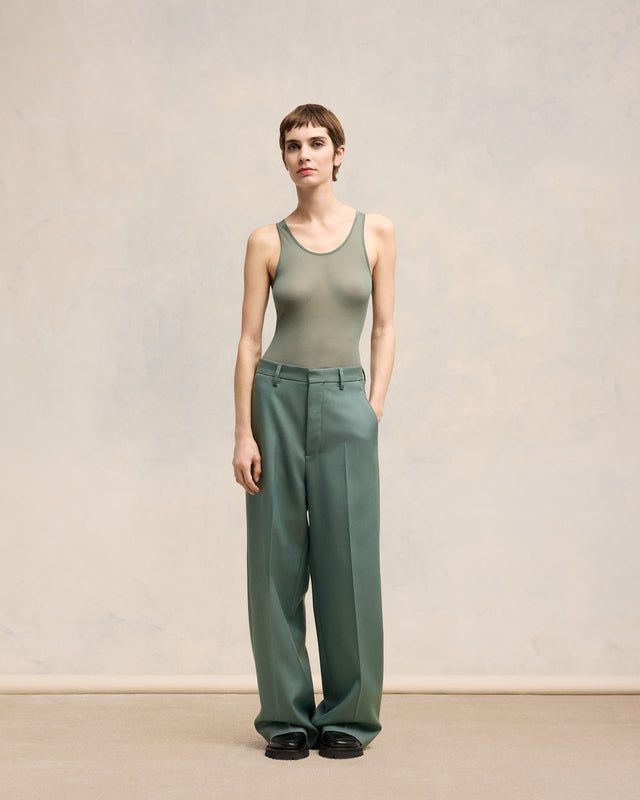 AMI PARIS Wide-Leg Pants for Women - FW24 Collection