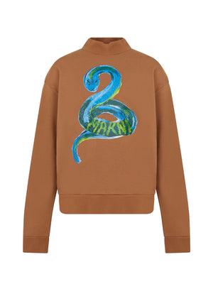 MARNI Brushed Organic Logo Sweatshirt - Crewneck