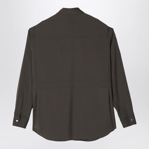 FENDI Oversized Wool Blouson with Drawstring Waist