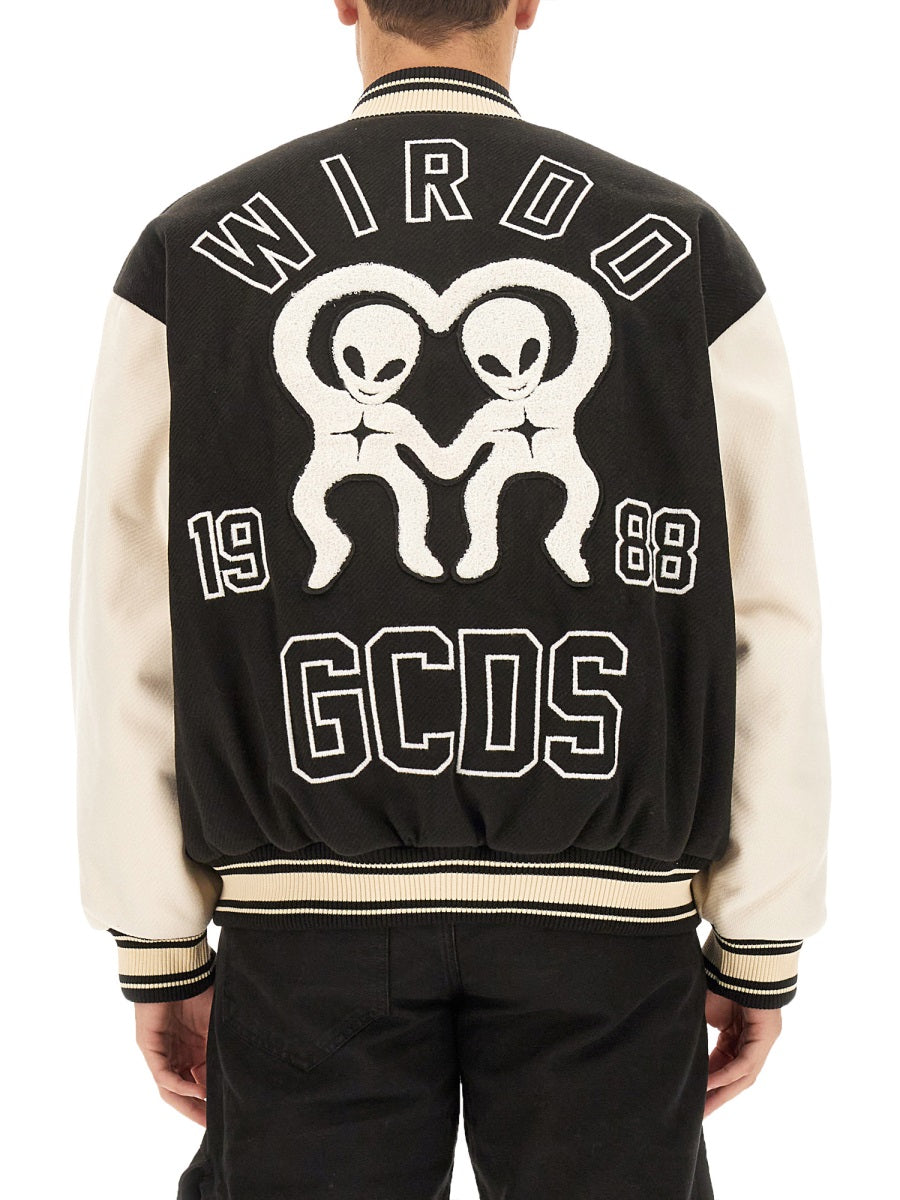 GCDS Varsity Bomber Jacket - Size L