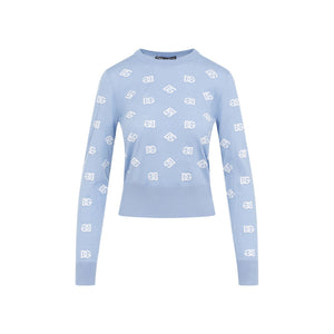 DOLCE & GABBANA Logomania Pullover for Women - FW24 Collection