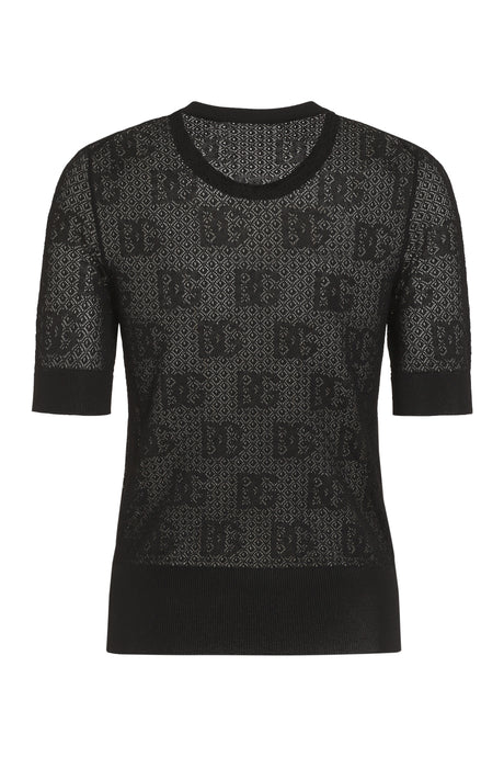 DOLCE & GABBANA Jacquard Knit T-Shirt for Women