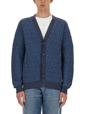 FENDI Men's Trendy Cardigan - Size 48 IT