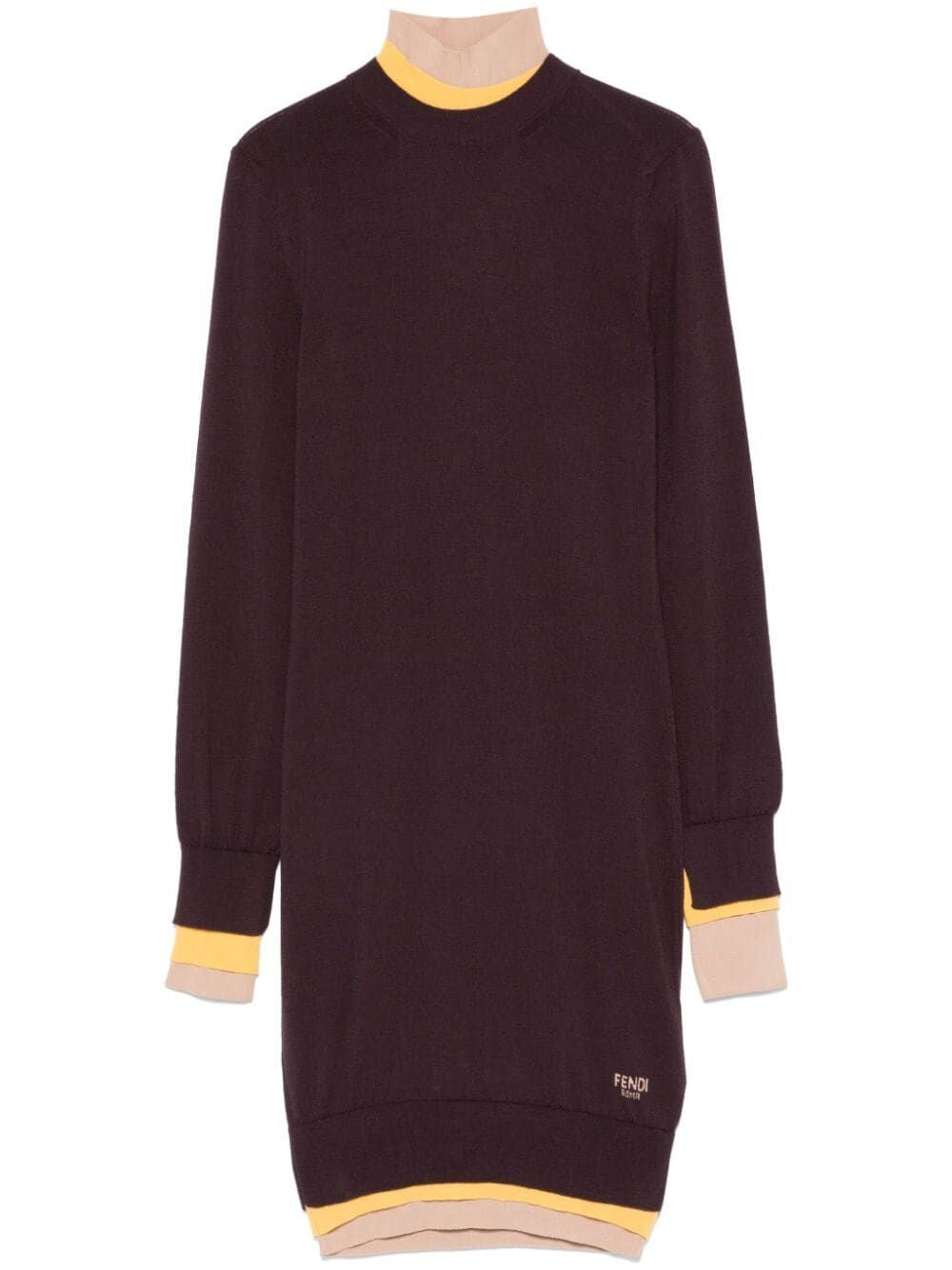 FENDI Layered Mini Dress for Women