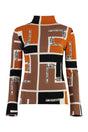 FENDI Multicoloured Turtleneck Sweater - Slim Fit