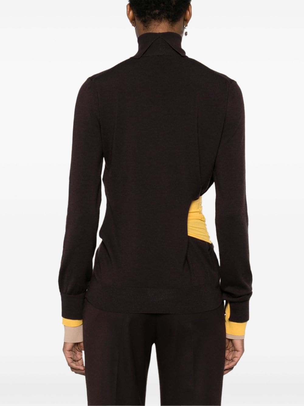 FENDI Wool Blend Turtle-Neck Sweater for Women