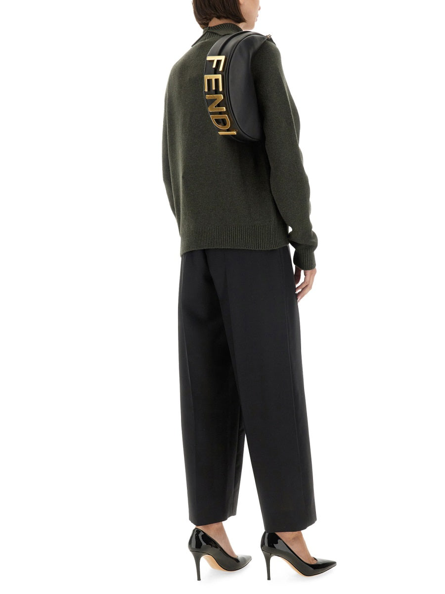 FENDI Cashmere Pullover - Regular Fit, Size 40 IT