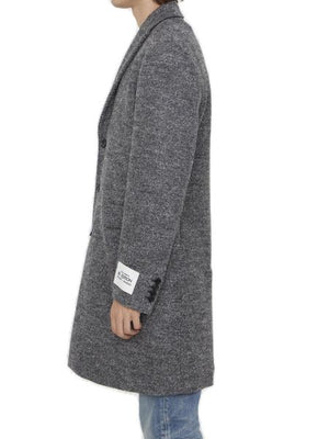 DOLCE & GABBANA Men's Single-Breasted Wool Jacket - FW23 Grey