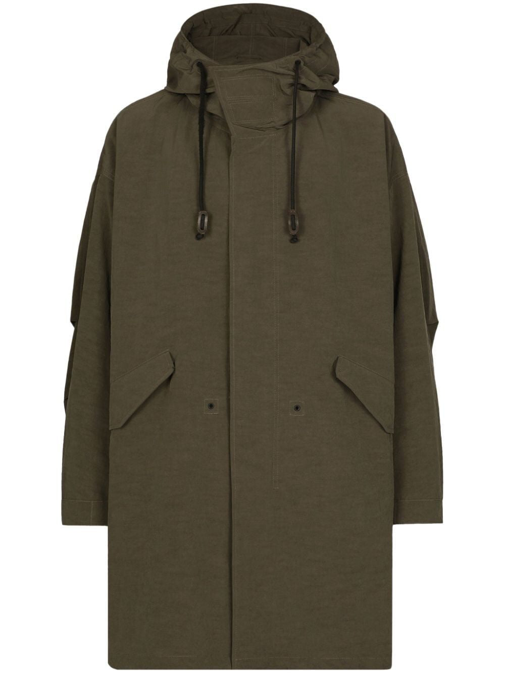 DOLCE & GABBANA Oversized Hooded Parka Jacket for Men - FW24 Collection