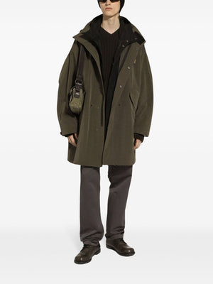 DOLCE & GABBANA Oversized Hooded Parka Jacket for Men - FW24 Collection