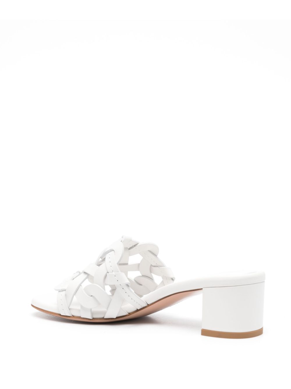 GIANVITO ROSSI Amalfi Mini Leather Sandals