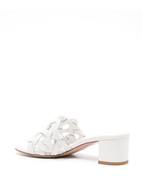 GIANVITO ROSSI Amalfi Mini Leather Sandals