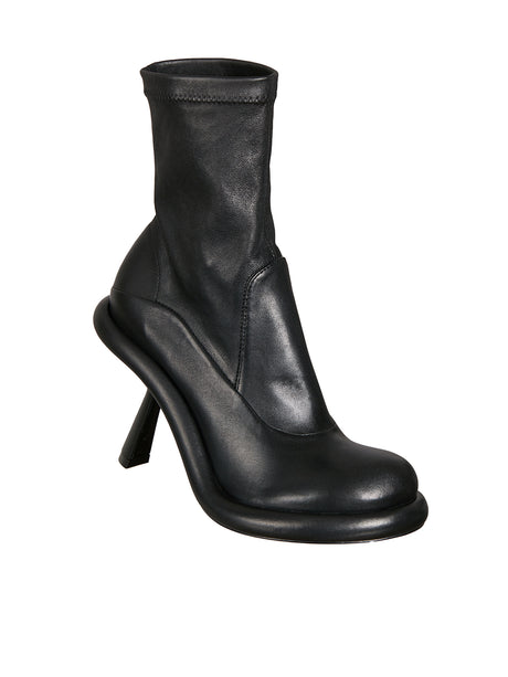 VIC MATIE' Sleek Leather Ankle Bootie