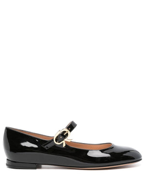 GIANVITO ROSSI Classic Patent Leather Ballet Flats