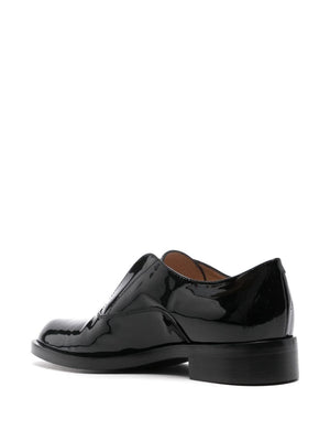 GIANVITO ROSSI Lace-Up Patent Leather Moccasins