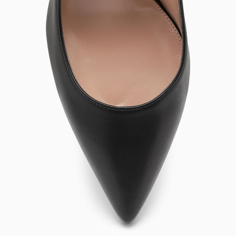 GIANVITO ROSSI Elegant Leather Pumps with Pointed Toe and High Heel