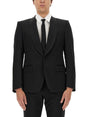 DOLCE & GABBANA Men's Tailored Jacket with Scarf and Button Closure