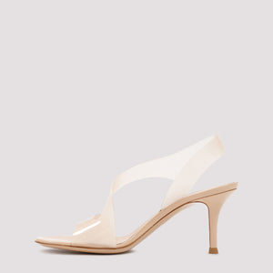 GIANVITO ROSSI PVC Metropolis Mini Sandals - 7cm Heel