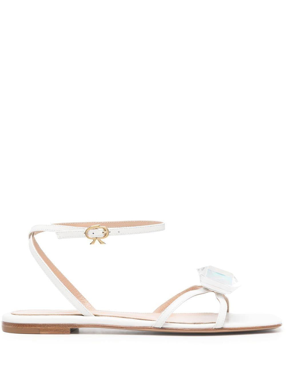 GIANVITO ROSSI Elegant Flat Sandals for Women