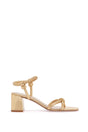 GIANVITO ROSSI Elegant Knot Sandals with Square Toe