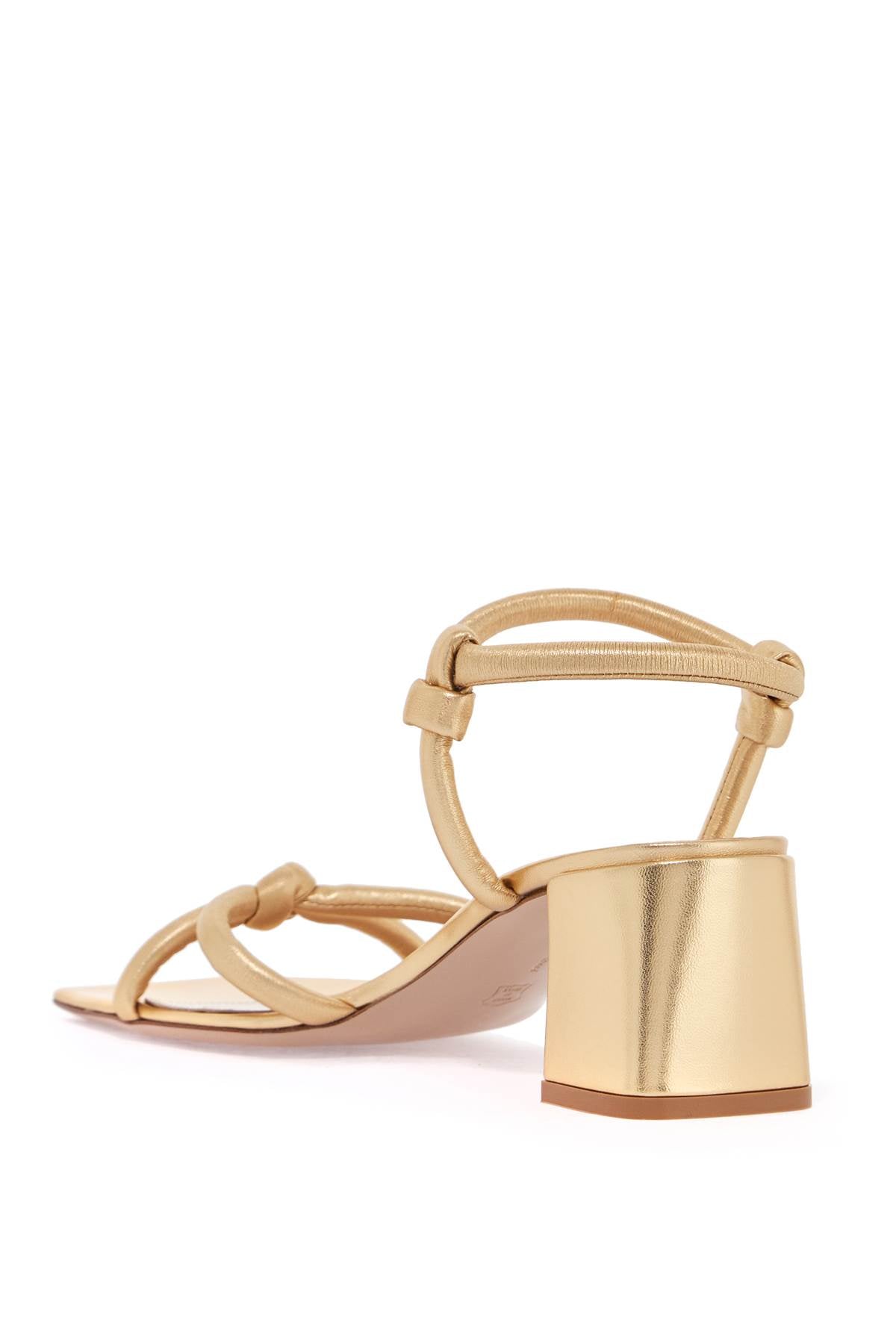 GIANVITO ROSSI Elegant Knot Sandals with Square Toe