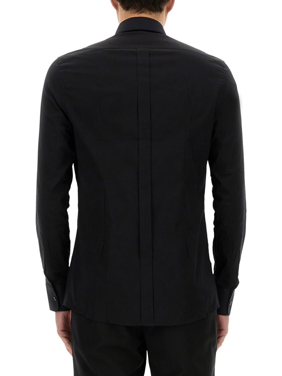 DOLCE & GABBANA Long Sleeve Cotton Blend Shirt for Men