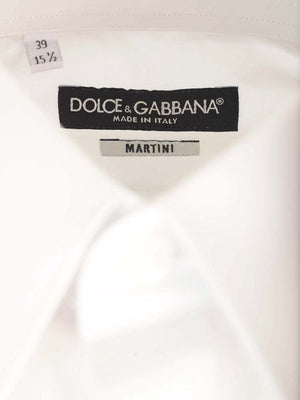 DOLCE & GABBANA Classic Cotton Shirt for Men - Martini Fit