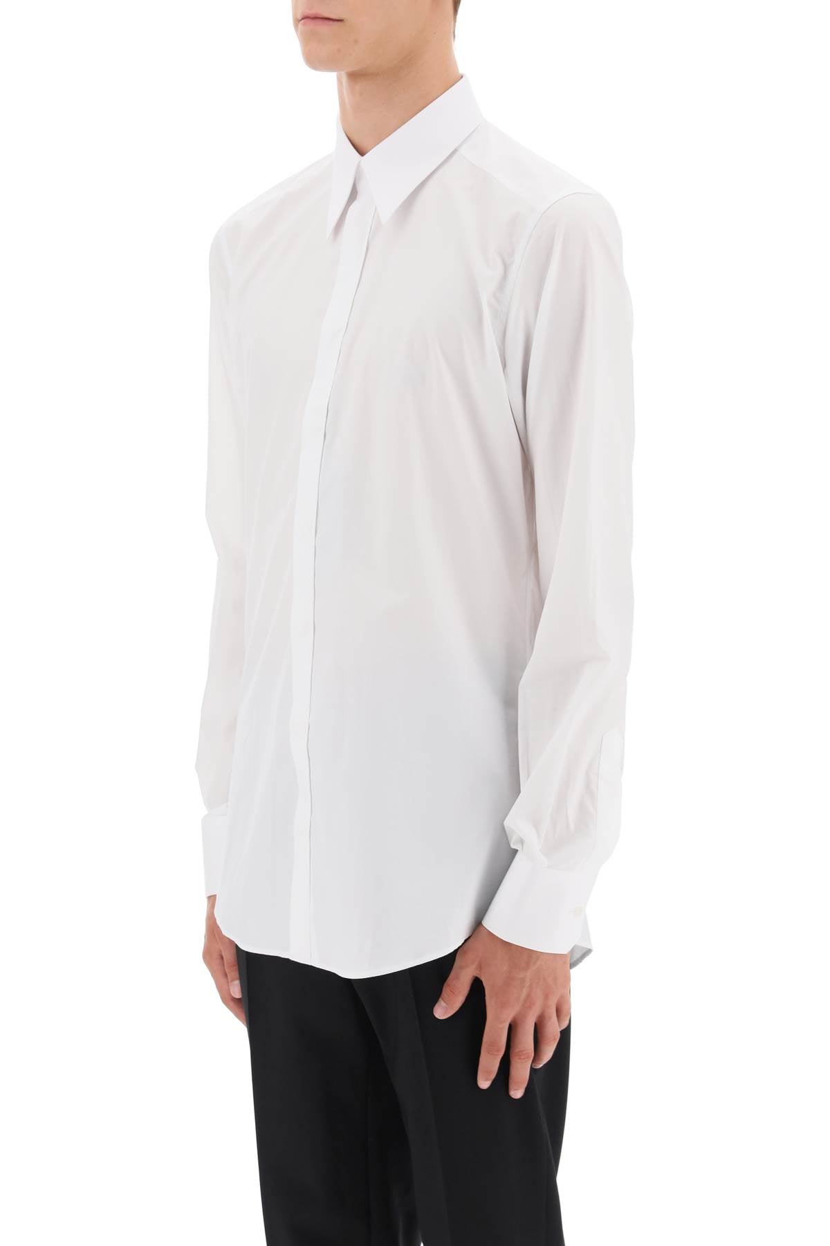 DOLCE & GABBANA Classic Cotton Shirt for Men - Martini Fit