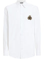 DOLCE & GABBANA Embroidered Cotton Shirt for Men