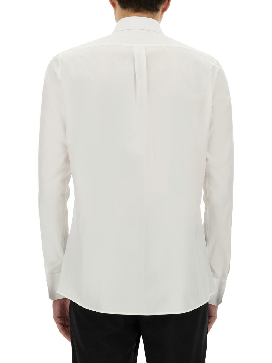 DOLCE & GABBANA Patch Logo Cotton Shirt for Men - SS25