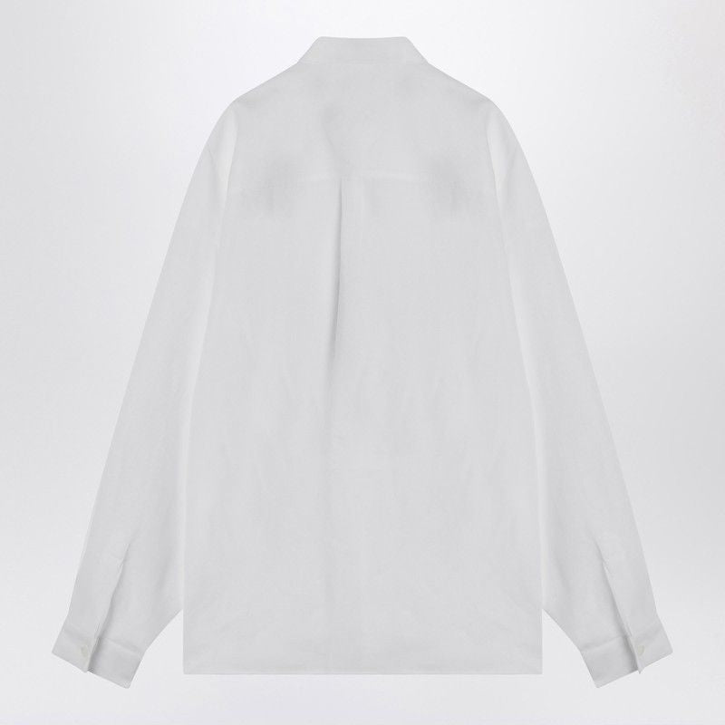 DOLCE & GABBANA Oversized Linen Shirt for Men - SS25 Collection