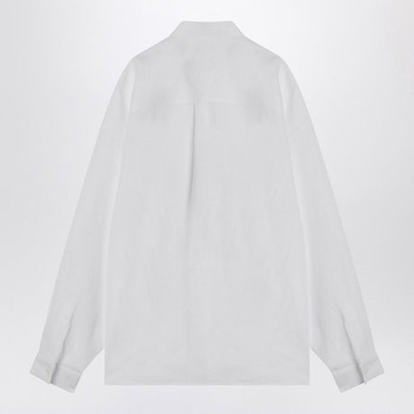 DOLCE & GABBANA Oversized Linen Shirt for Men - SS25 Collection